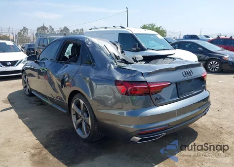 2021 Audi A4 Premium Plus 45 Tfsi S Line Quattro S Tronic из США, поврежденный, VIN WAUEAAF43MN012636